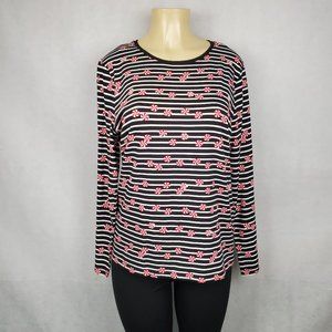 Talbots Women Tops Red, Black, White size L
